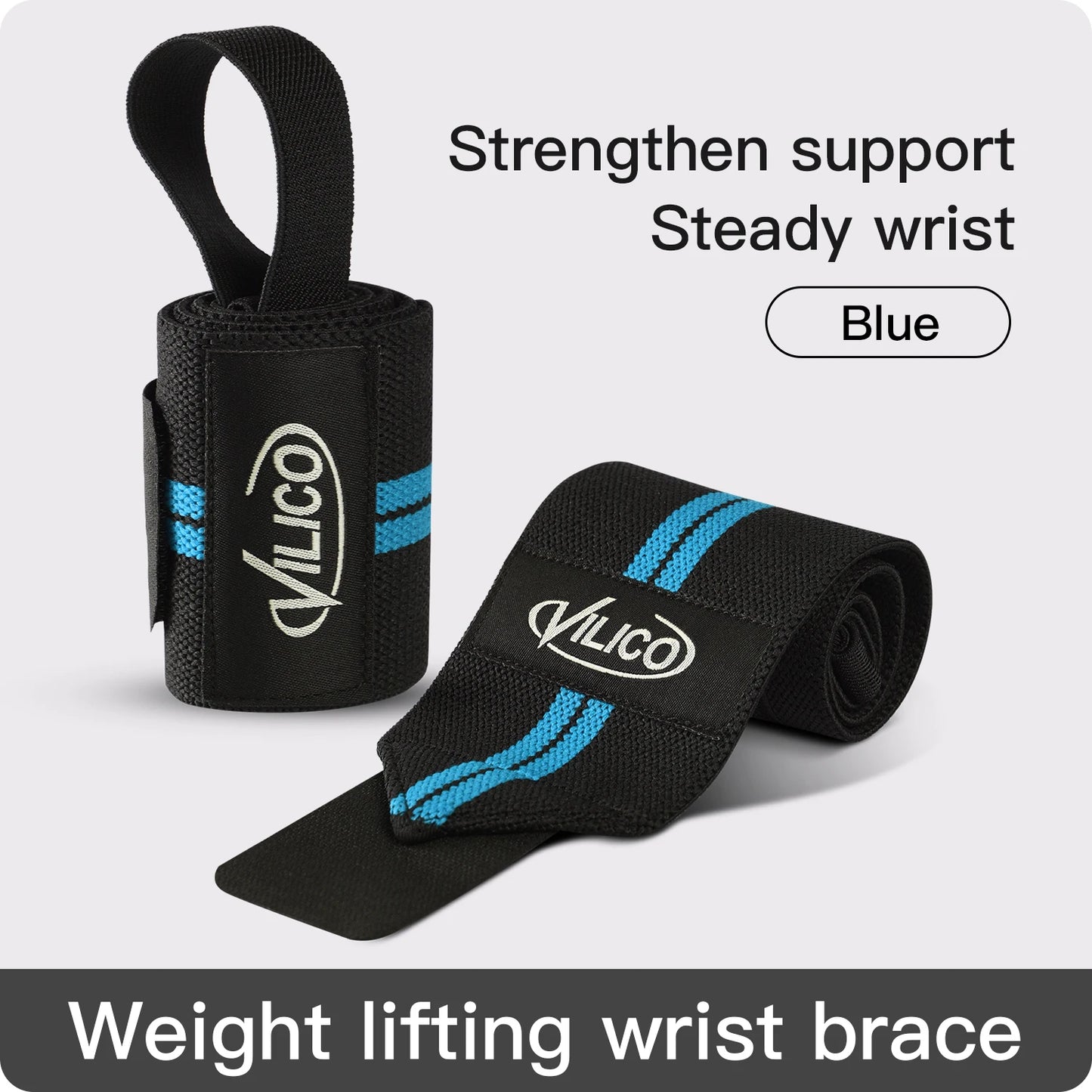 Wristband Wrist Support Brace Straps Wrist Gym Wraps Bandage Fitness Gym Training Strength Weight Lifting Protective Equipment