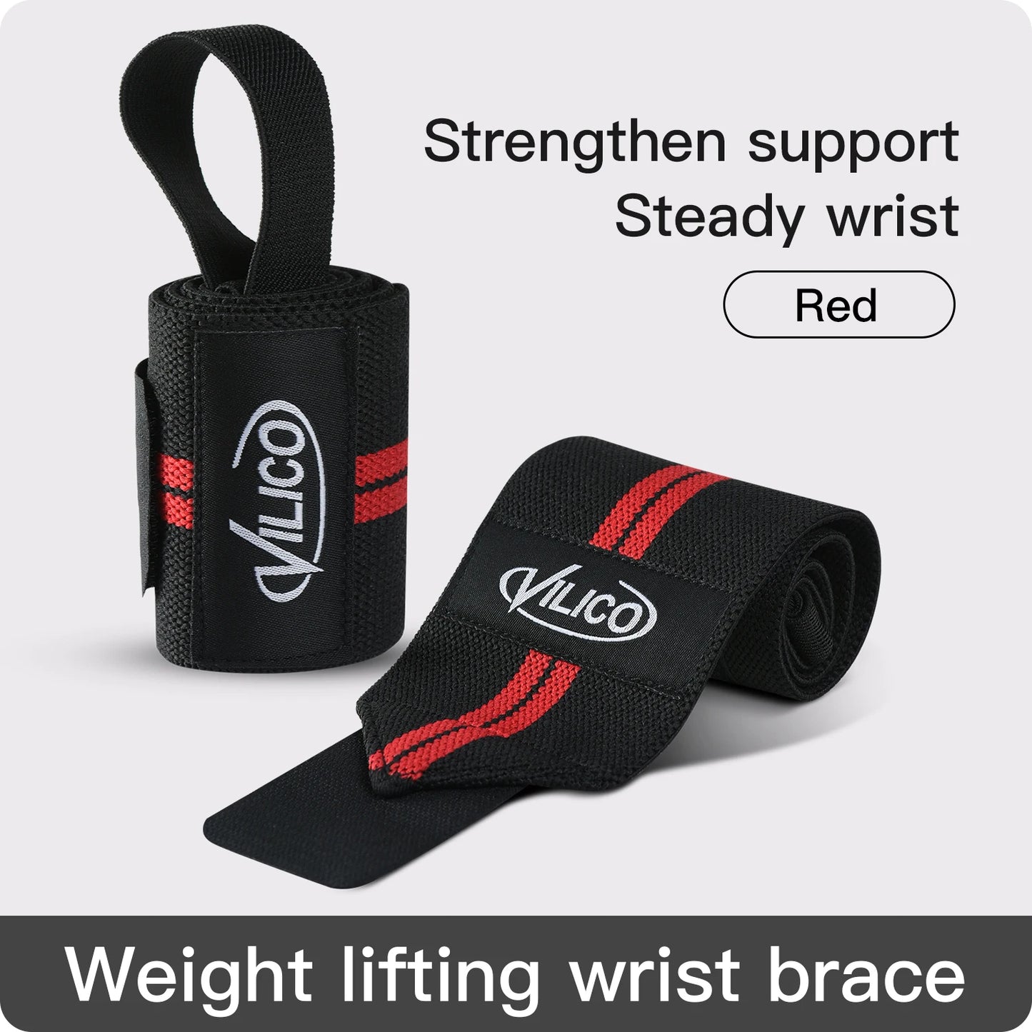 Wristband Wrist Support Brace Straps Wrist Gym Wraps Bandage Fitness Gym Training Strength Weight Lifting Protective Equipment