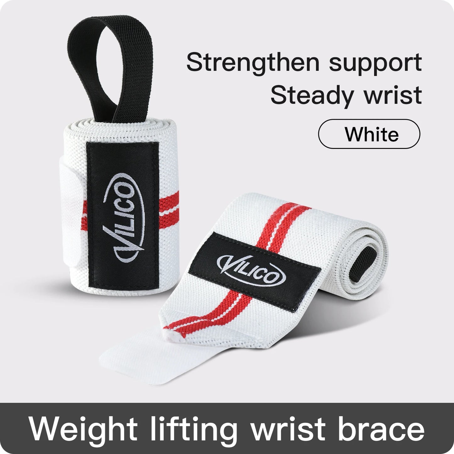 Wristband Wrist Support Brace Straps Wrist Gym Wraps Bandage Fitness Gym Training Strength Weight Lifting Protective Equipment