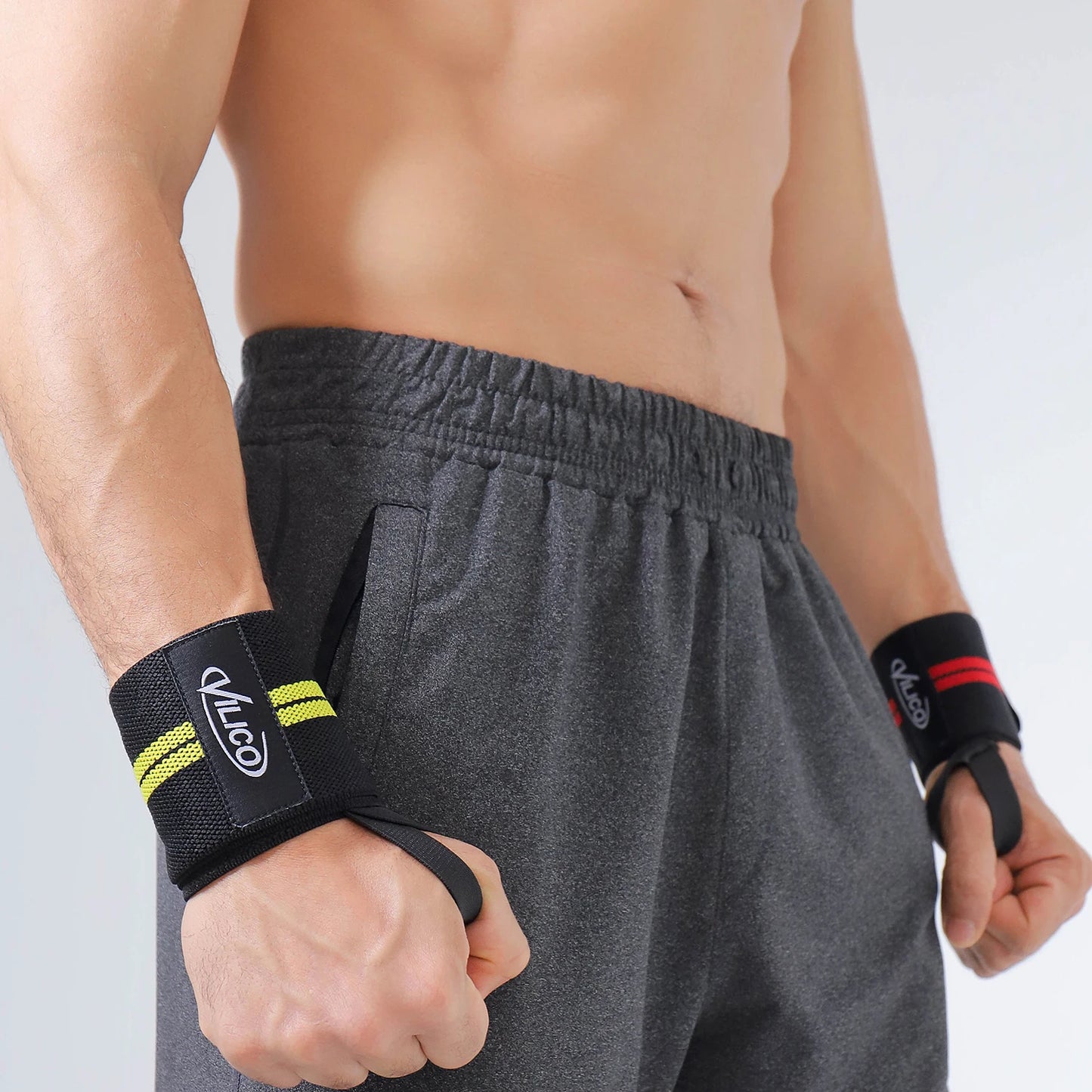 Wristband Wrist Support Brace Straps Wrist Gym Wraps Bandage Fitness Gym Training Strength Weight Lifting Protective Equipment