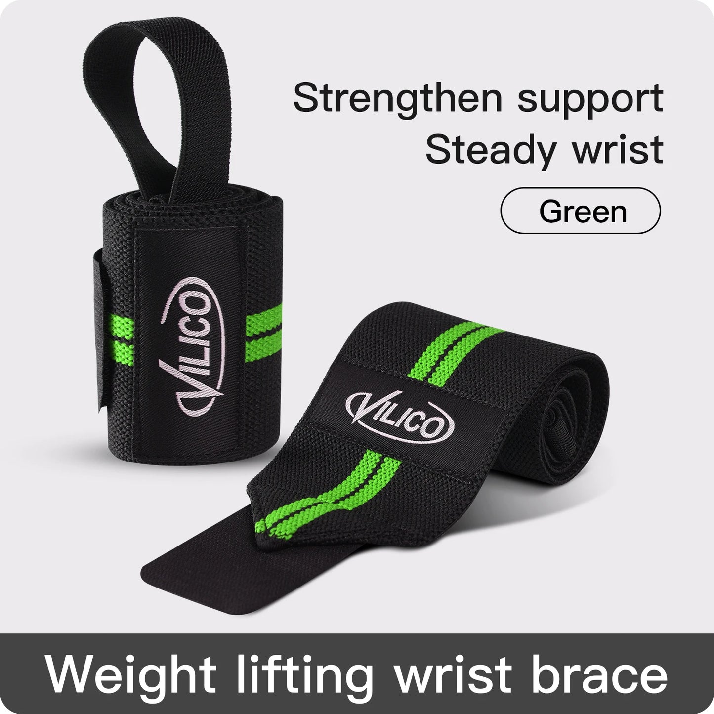 Wristband Wrist Support Brace Straps Wrist Gym Wraps Bandage Fitness Gym Training Strength Weight Lifting Protective Equipment