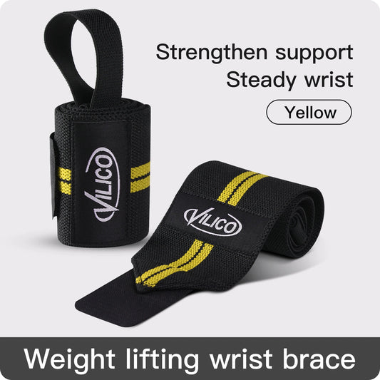 Wristband Wrist Support Brace Straps Wrist Gym Wraps Bandage Fitness Gym Training Strength Weight Lifting Protective Equipment