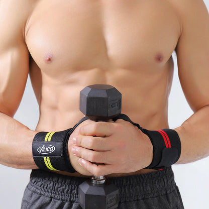 Wristband Wrist Support Brace Straps Wrist Gym Wraps Bandage Fitness Gym Training Strength Weight Lifting Protective Equipment